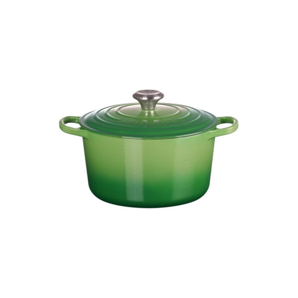 doorgaan Tegenhanger Reizende handelaar LE CREUSET Braadpan Rond Hoog in Geëmailleerd Gietijzer 24 cm Bamboo Green  - Erresse Shop