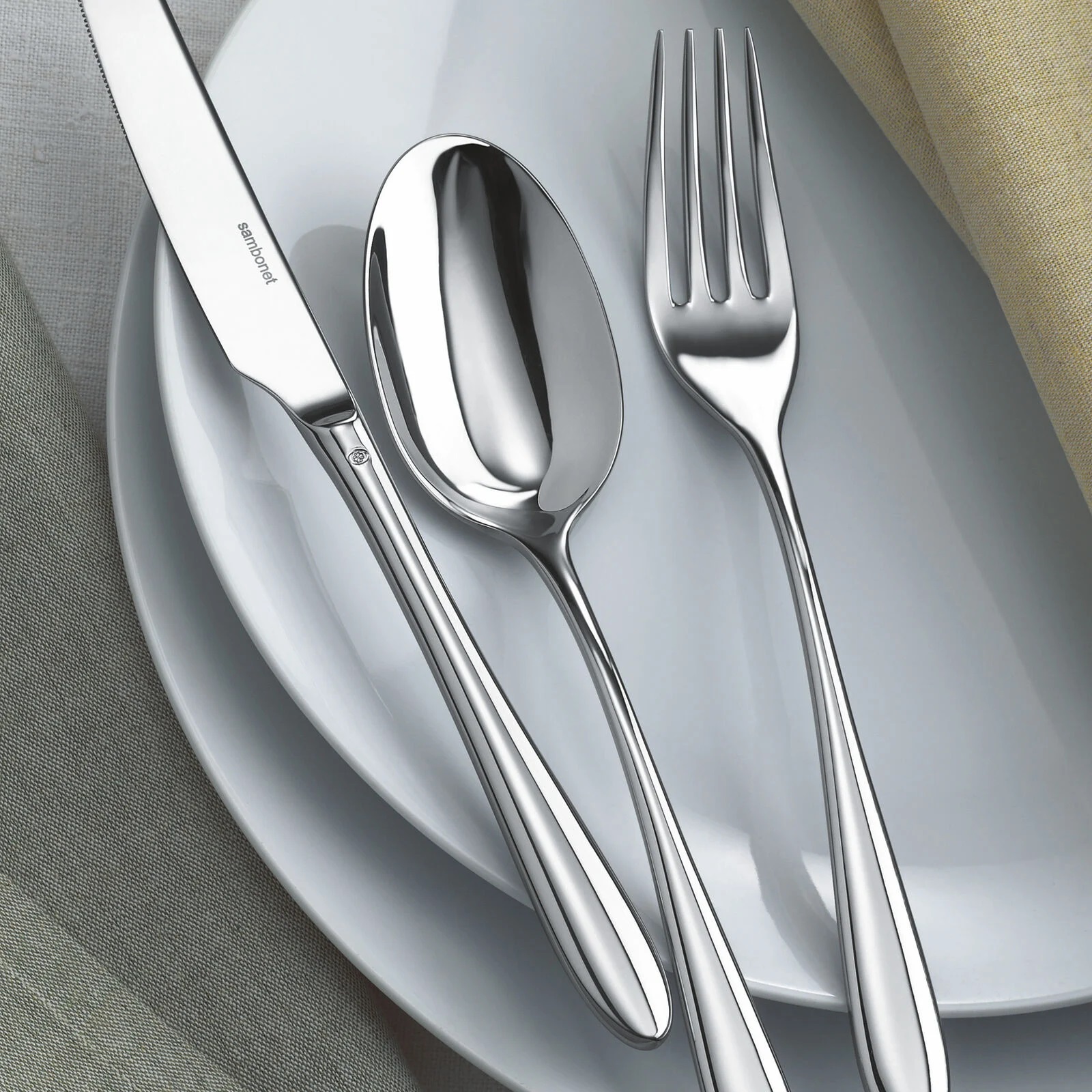 Servizio Posate Sambonet Monoblocco Venezia 30 Pezzi - Inox Professionale, Design Italiano, Made In Italy