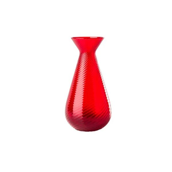 VENINI Edelsteine Vase Rot H15,5