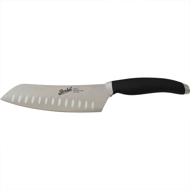 BERKEL Santoku Knife Teknica 17 cm Black Erresse Shop