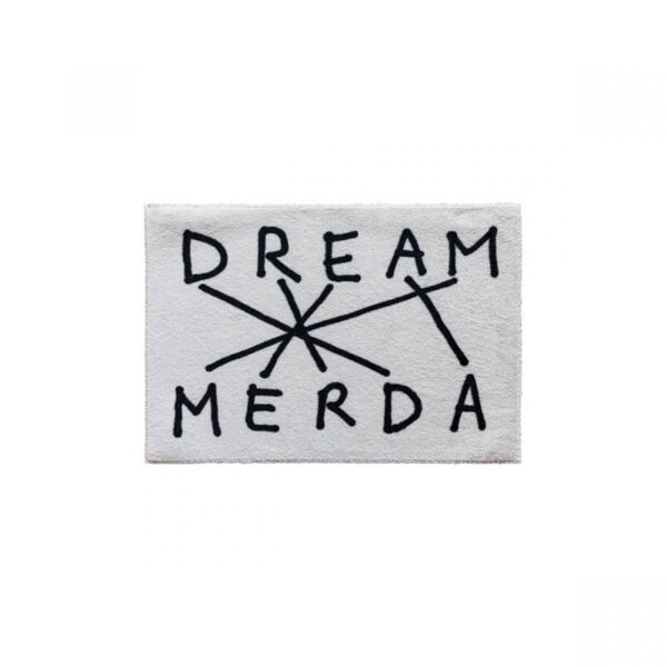 SELETTI Tapis Dream-Merda Blanc