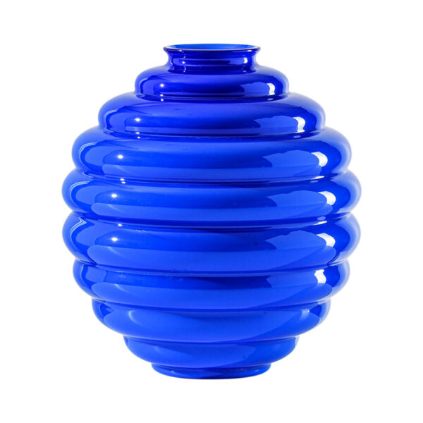 VENINI Deco Vase Sapphire H 18 cm