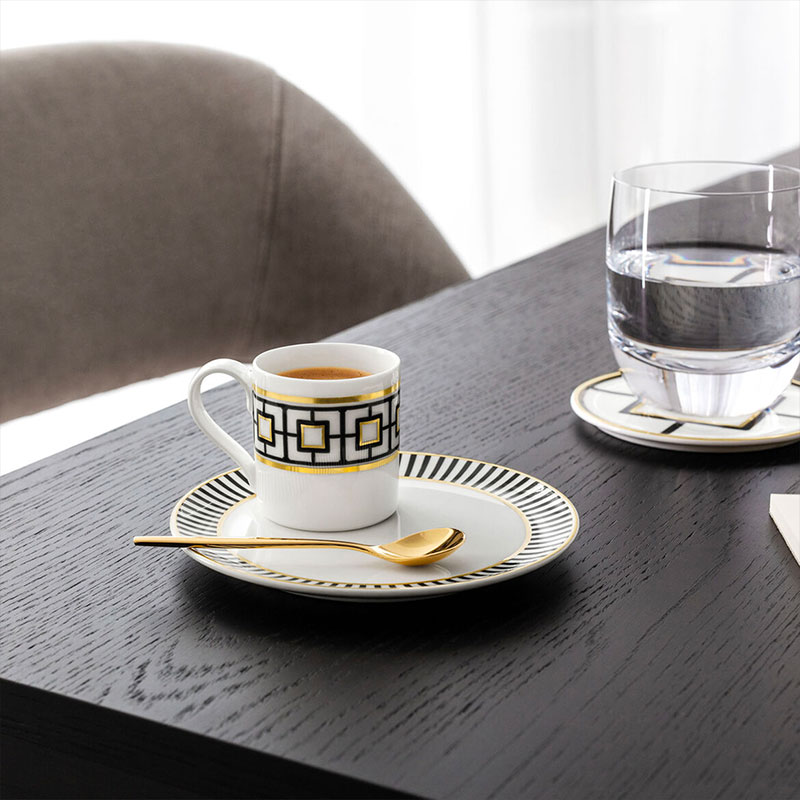 VILLEROY & BOCH Metro Chic Set 6 Espresso Cups Erresse Shop