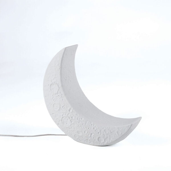 SELETTI Lampe à Led en Porcelaine Ma Petite Lune