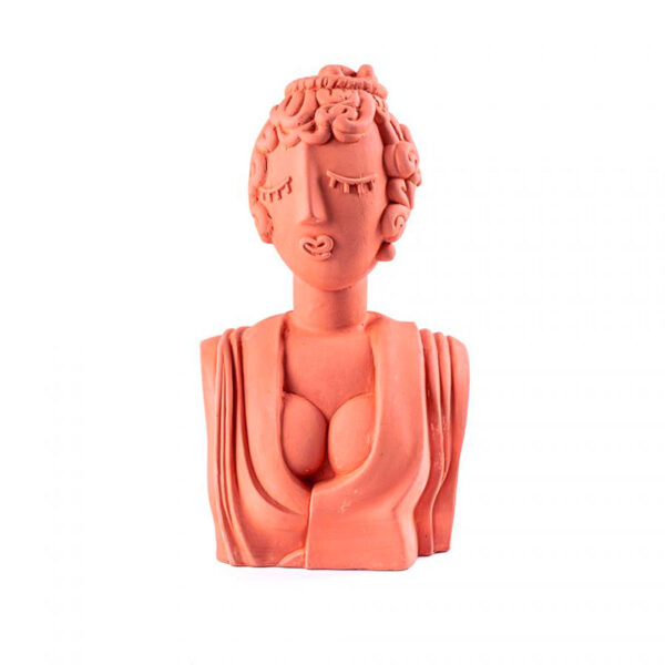 SELETTI Magna Graecia Terracotta Poppea Bust