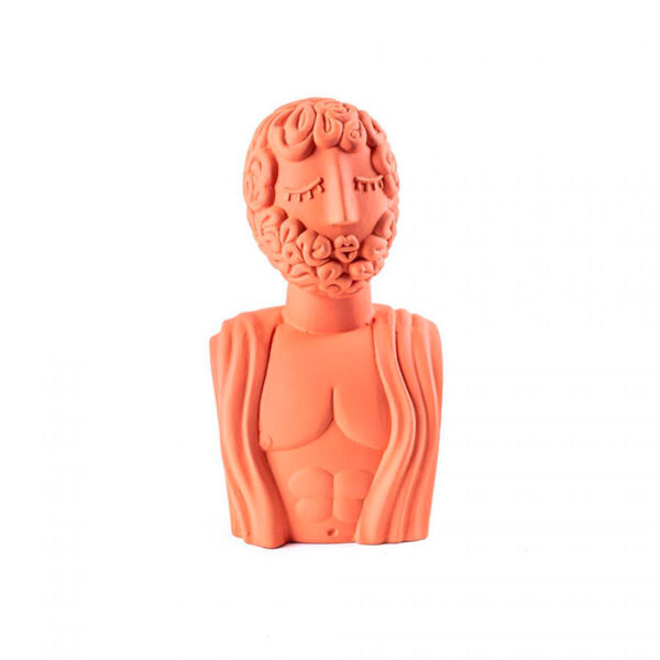 SELETTI Magna Graecia Terracotta Man Bust