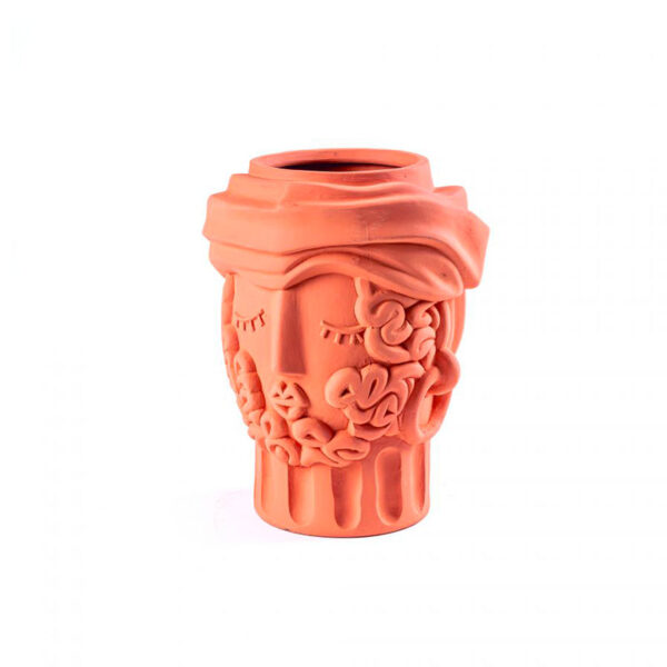 SELETTI Magna Graecia Terracotta Vase Man