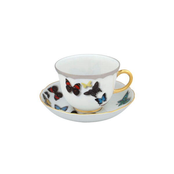 VISTA ALEGRE Butterfly Parade Taza Té con Platillo