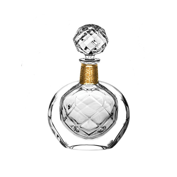 VISTA ALEGRE Dux Whisky Decanter with Gold