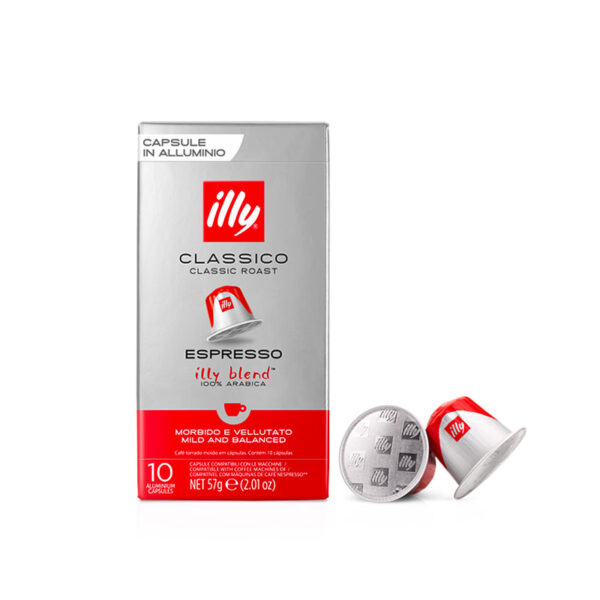 ILLY 6 Paquets de 10 Capsules Compatibles Espresso Classico
