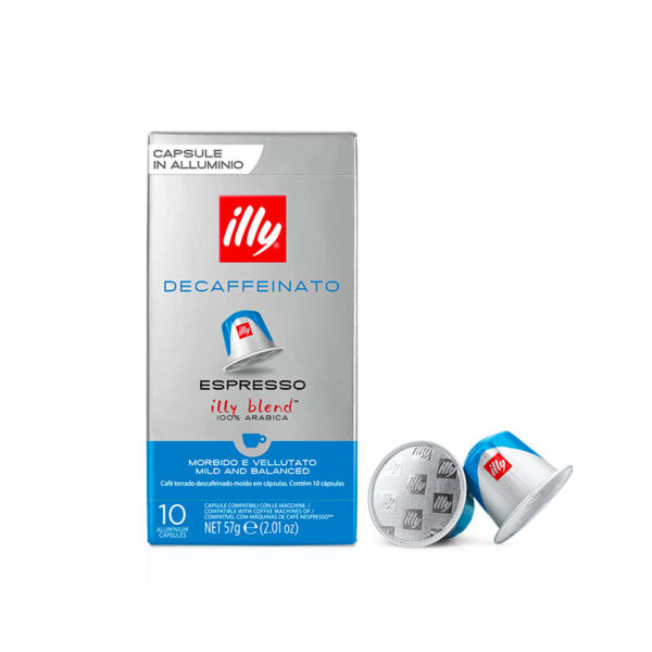 ILLY 6 Boxes of 10 Compatible Capsules Decaffeinated Espresso