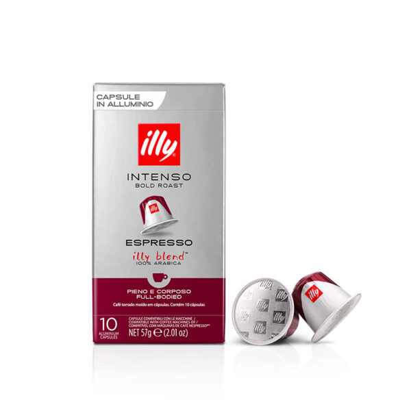 ILLY 6 Packungen mit 10 Kompatible Kapseln Espresso Intensiver