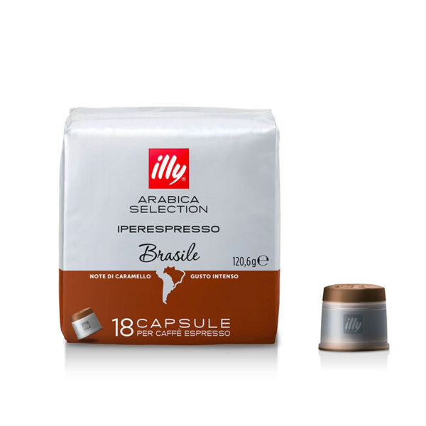 ILLY 6 Boxes of 18 Capsules IperEspresso Arabica Brazil Selection