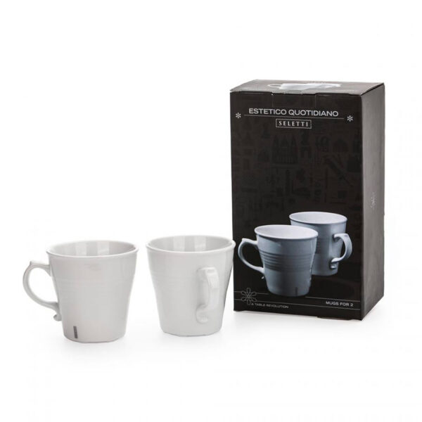 SELETTI Estetico Quotidiano Coffee Set 2 Mugs