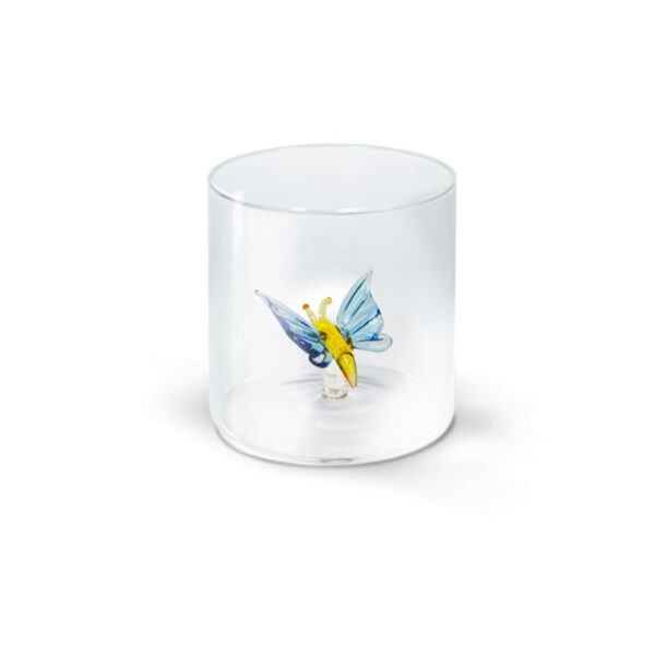 WD LIFESTYLE Glasbecher Schmetterling