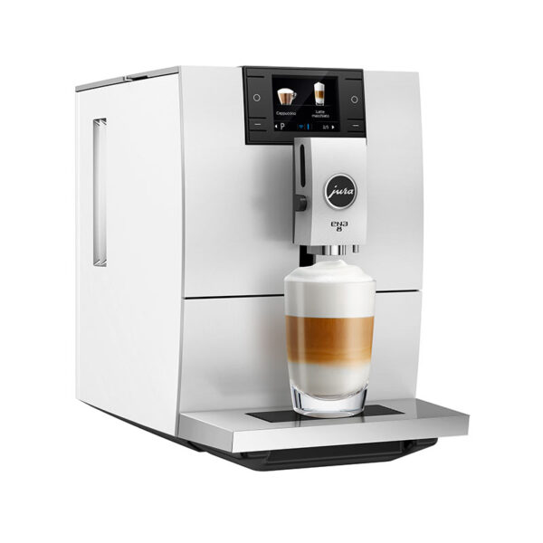 JURA Coffee Machine ENA 8 Nordic White - including 2 kg of coffee