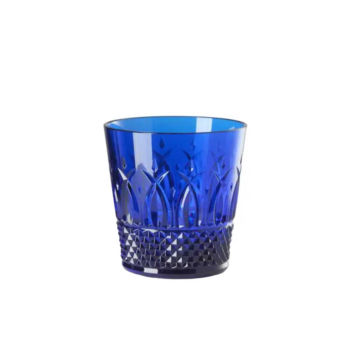 Elle Décor 229805-4HBGR Bistro Croc 4 Pc Set Highball Glasses, Green-Glass Elegant