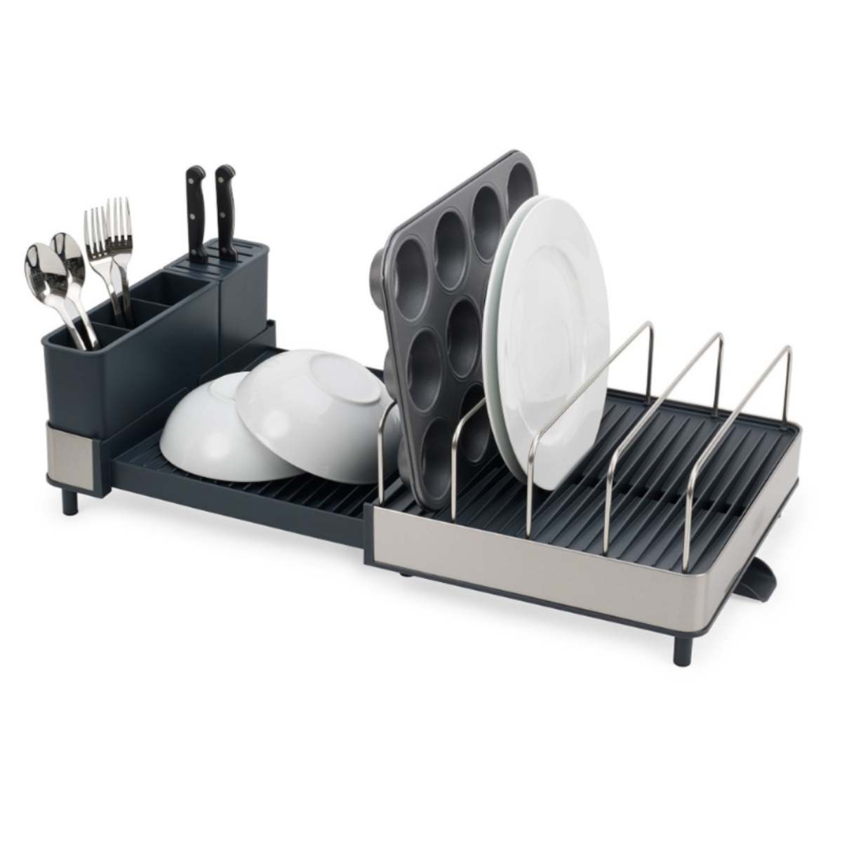 JOSEPH JOSEPH Extend Max Expandable dish rack Steel Erresse Shop