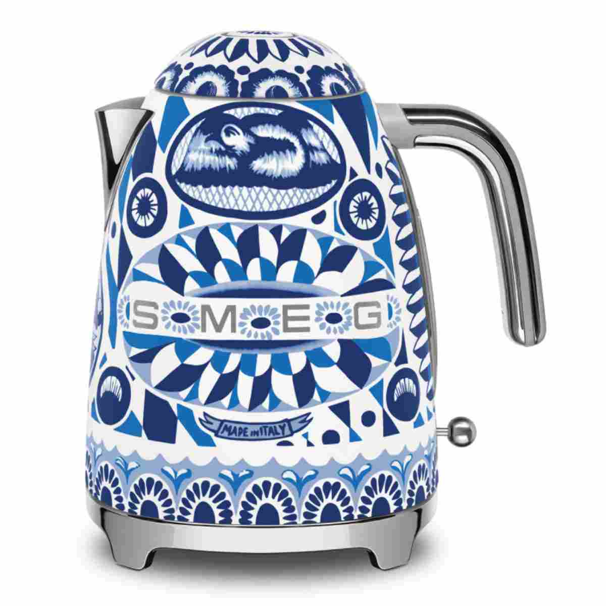 SMEG Dolce Gabbana Blue kettle Erresse Shop